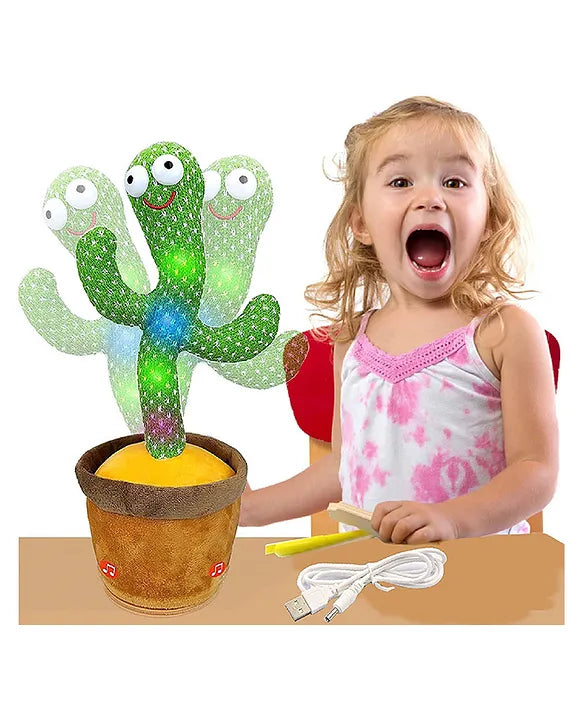 LED Musical Dancing & Mimicry Cactus Toy
