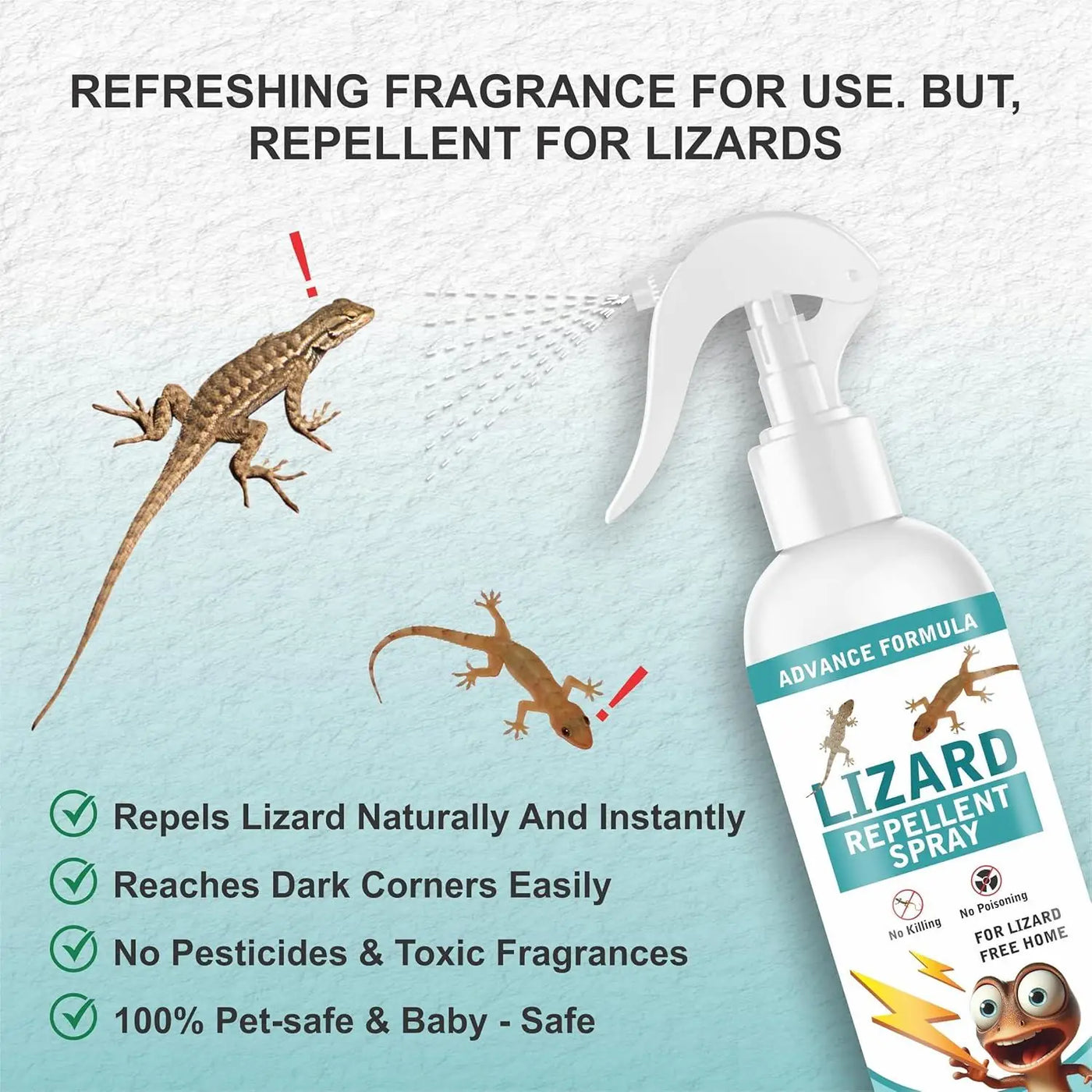 Lizard Repellent For Home Spray Pest Control 250Ml (Pack Of 2)