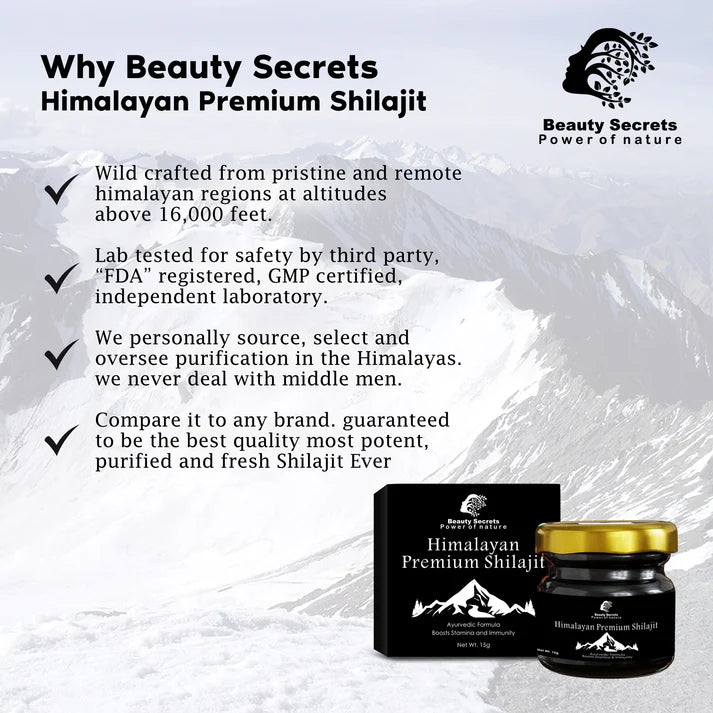 🔥 Fuel Your Body & Mind – 100% Authentic Himalayan       Shilajit