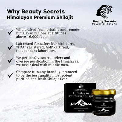 🔥 Fuel Your Body & Mind – 100% Authentic Himalayan       Shilajit